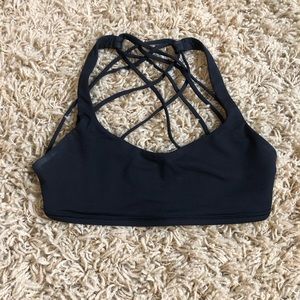 Black Lulu lemon sports bra